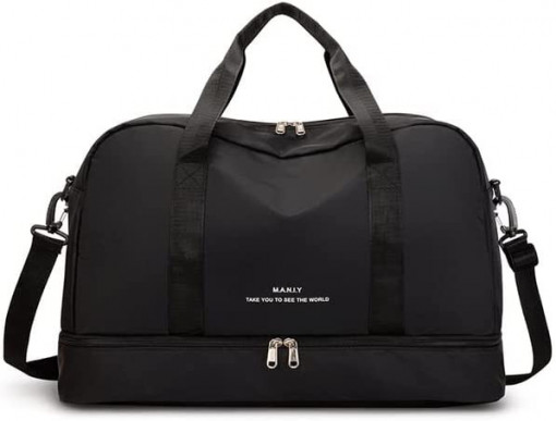 Чанта за пътуване за унисекс, Alaia GT2219, Черна