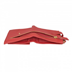 Дамски портфейл Delis, Leandra PT1235, естествена кожа, червен - Img 5