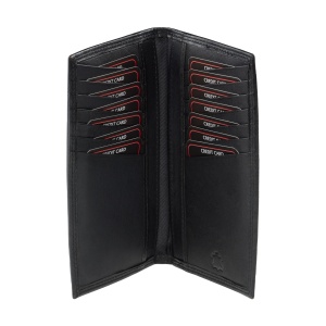 Унисекс портфейл, Amaris PT1355, естествена кожа, черен - Img 3