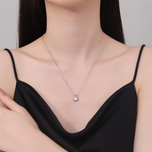 Висулка от сребро 925, JW1293, елегантен дизайн, родиево покритие - Img 2