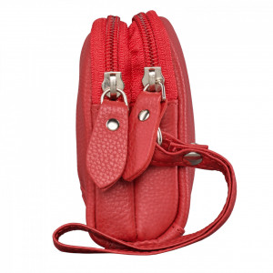 Дамски портфейл Delis, Naiara PT1229, естествена кожа, червен - Img 3