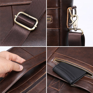 Портфейл за мъже, Felix GT1317, естествена кожа, кафяв - Img 3
