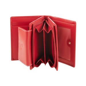 Дамски портфейл Delis, Aerith PT1427, естествена кожа, червен - Img 5