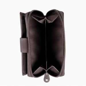 Дамски портфейл Delis, Annelisse PT1182, естествена кожа, кафяв - Img 4