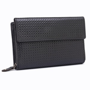 Дамски портфейл, Zaya PT1357, естествена кожа, черен - Img 10