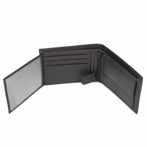 Мъжки портфейл Delis, Ilias PT1163, естествена кожа, черен - Img 5