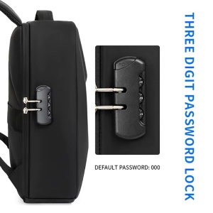 Раница унисекс, Orien GT3757, USB порт, сива - Img 7
