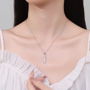 Висулка от сребро 925, JW1296, с родиево покритие - Img 2