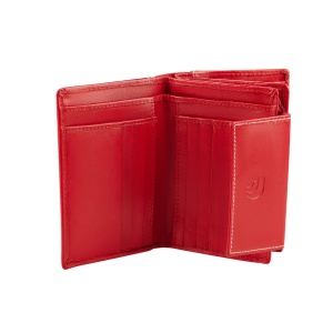 Дамски портфейл Delis, Aerith PT1427, естествена кожа, червен - Img 6