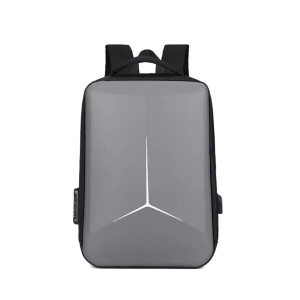 Раница за унисекс, Lorcan GT3751, USB порт, сива - Img 1