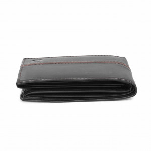 Мъжки портфейл Delis, Frederic PT1158, естествена кожа, черен - кафяв - Img 4
