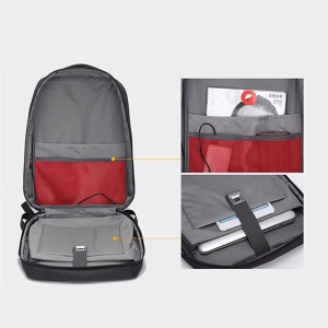 Унисекс раница, Sylion GT3753, USB порт, синя - Img 4