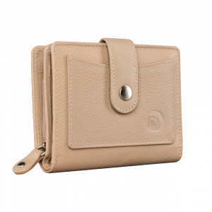 Дамски портфейл Delis, Nolita PT1233, естествена кожа, крем - Img 2