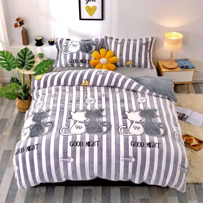Lenjerie Cocolino cu elastic, 4 piese, pentru o persoană