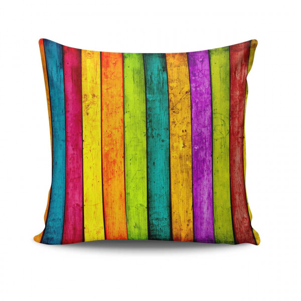 Perna Decorativa, Kissy, NKRLNT-112, 43x43 cm, Policoton, Multicolor