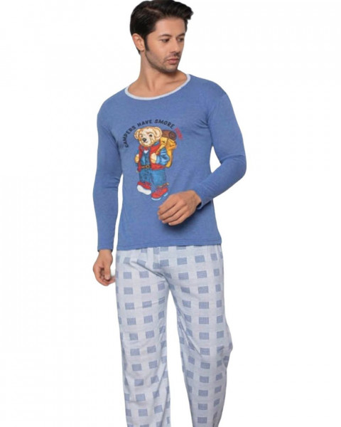 Pijama Barbati, Bumbac 100%, PB-37