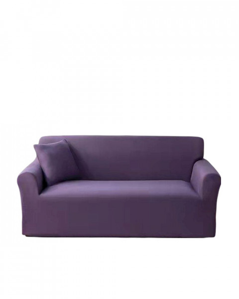Husa elastica moderna pentru canapea 2 locuri + 1 față de perna CADOU, marime: M, lila, HES2-06