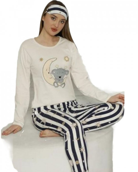 Pijama Dama, Bumbac cu Lycra, PF-07