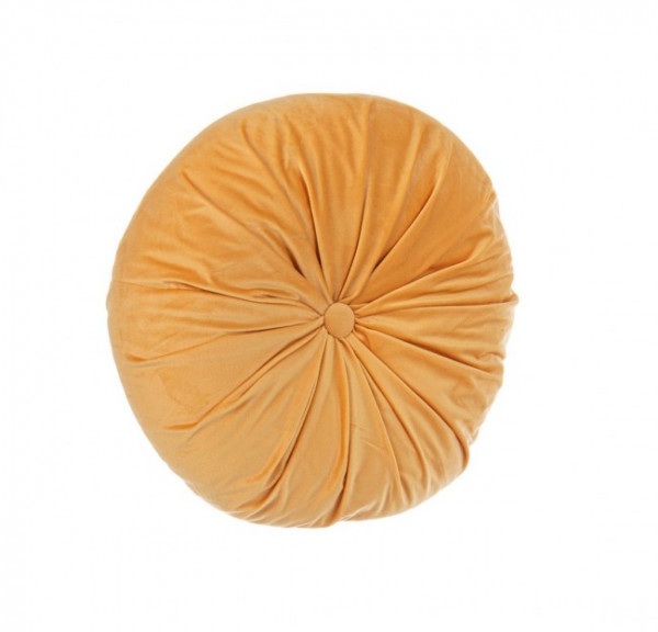 Pernă rotunda, galbena, diametrul 40cm, Artemis Yes
