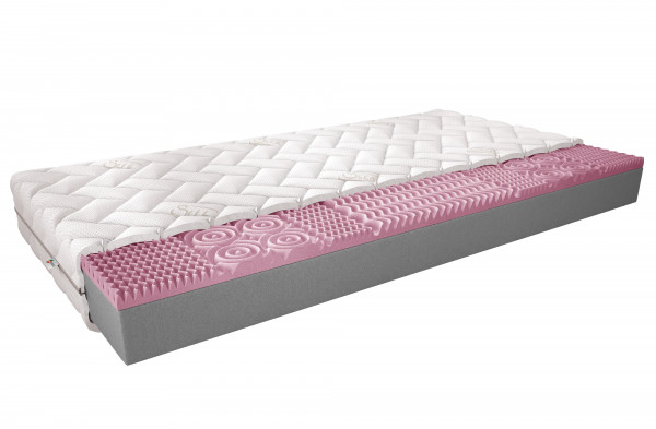 Saltea din spuma, cu husa hipoalergenică Matase, 200 cm, Lauren, Eltap