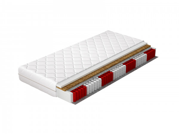 Saltea cu arcuri Pocket, cu husa hipoalergenică, 200 cm, Anella, Eltap