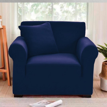 husa fotoliu culoare bleumarin
