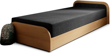 Pat ELTAP Parys, 80x190 cm, negru, Sawana 14 BONELL INTEGRATĂ – prezentare a produsului dintr-un alt cadru – cadru alternativ al produsului