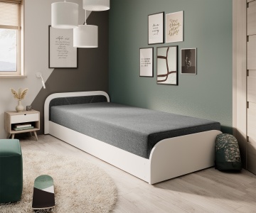 Pat ELTAP Parys W, 80x190 cm, gri, Sawana 21 BONELL INTEGRATĂ – prezentare a produsului dintr-un alt cadru – cadru alternativ al produsului