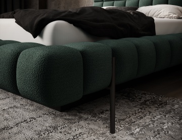 Pat tapițat ELTAP Magentta, 140x200 cm, verde, Amore 35 – prezentare a produsului dintr-un alt cadru