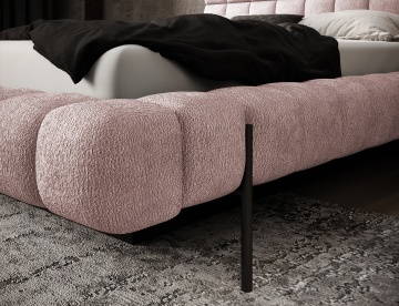 Pat tapițat ELTAP Magentta, 160x200 cm, roz, Touch 24 – prezentare a produsului dintr-un alt cadru