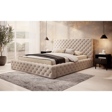Pat tapițat ELTAP Princce, 180x200 cm, bej, Royal 20 – fotografie de catalog a modelului