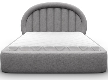 Pat tapițat ELTAP Tapedo Bed, 180x200 cm, gri, Xillar 04 – vedere generală a produsului