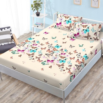 Set cearceaf cu elastic + 2 fețe de pernă, 3 piese, policoton, G-104