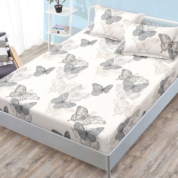 Set cearceaf cu elastic + 2 fețe de pernă, 3 piese, policoton, G-278