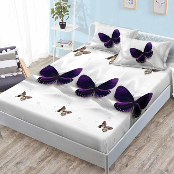 Set cearceaf cu elastic + 2 fețe de pernă, 3 piese, policoton, G-75