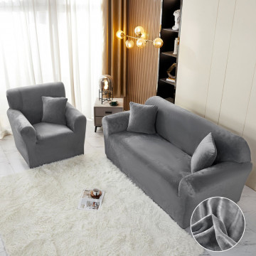 huse elastice pentru canapea si fotolii culoare gri