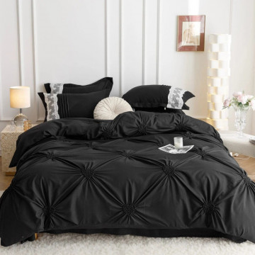 lenjerie de pat culoare negru