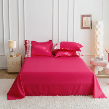 lenjerie de pat de culoare magenta