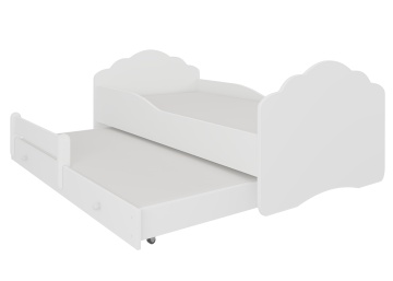 Pat copii ADRK CASIMO II – 80x160 cm – Alb – fotografie de catalog a modelului