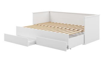 Pat copii ADRK HELA II – 160x200 cm – Alb – prezentare alternativă a modelului