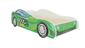 Pat copii ADRK SPEED – 70x140 cm – Verde – fotografie de catalog a modelului