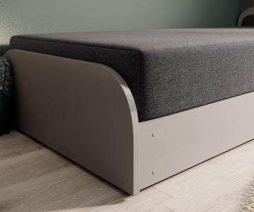 Pat ELTAP Parys GR, 80x190 cm, gri închis, Sawana 05 BONELL INTEGRATĂ – prezentare alternativă a modelului