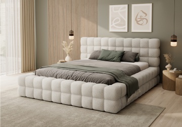Pat tapițat ELTAP Dizzle Bed, 160x200 cm, bej, Jaffray 18 – prezentare a produsului dintr-un alt cadru