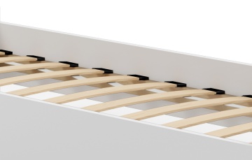 Pat copii ADRK PEPE II – 80x160 cm – PAL laminat 18 mm – prezentare vizuală a designului