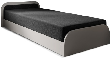 Pat ELTAP Parys GR, 80x190 cm, negru, Sawana 14 BONELL INTEGRATĂ – vedere suplimentară a modelului – cadru alternativ al produsului
