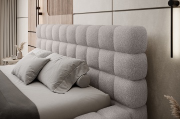 Pat tapițat ELTAP Dizzle Bed, 160x200 cm, gri, Jaffray 03 – fotografie suplimentară de catalog