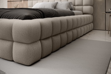 Pat tapițat ELTAP Dizzle Bed, 180x200 cm, bej, Royal 18 – prezentare alternativă a modelului
