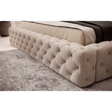 Pat tapițat ELTAP Princce, 180x200 cm, bej, Royal 20 – prezentare vizuală a designului
