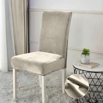 Set 6 huse elastice plușate pentru scaune, E-07