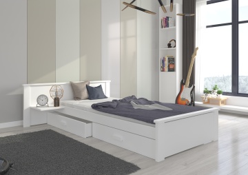 Pat copii ADRK ALDEX – 80x180 cm – 139 – prezentare vizuală a designului – cadru alternativ al produsului